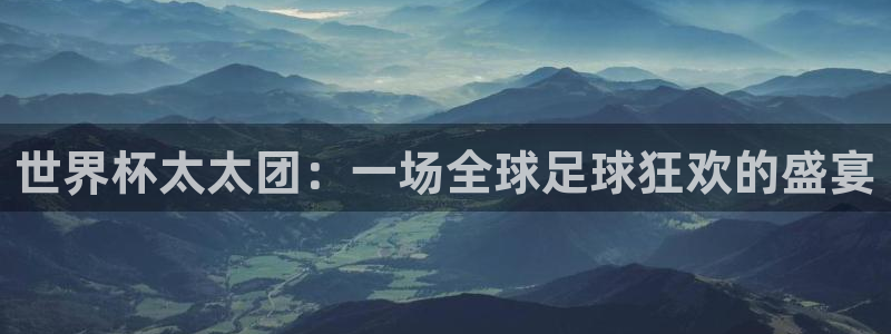 2026年男足世界杯：世界杯太太团：一场全球足球狂欢的盛宴