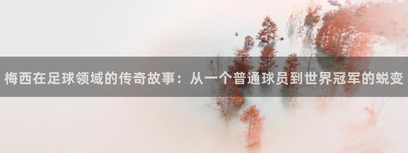 2026世界杯赛制：梅西在足球领域的传奇故事：从一个普通球员到世界冠军的蜕变