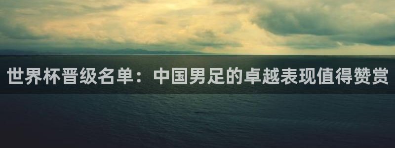 世预赛免费直播入口：世界杯晋级名单：中国男足的卓越表现值得赞赏